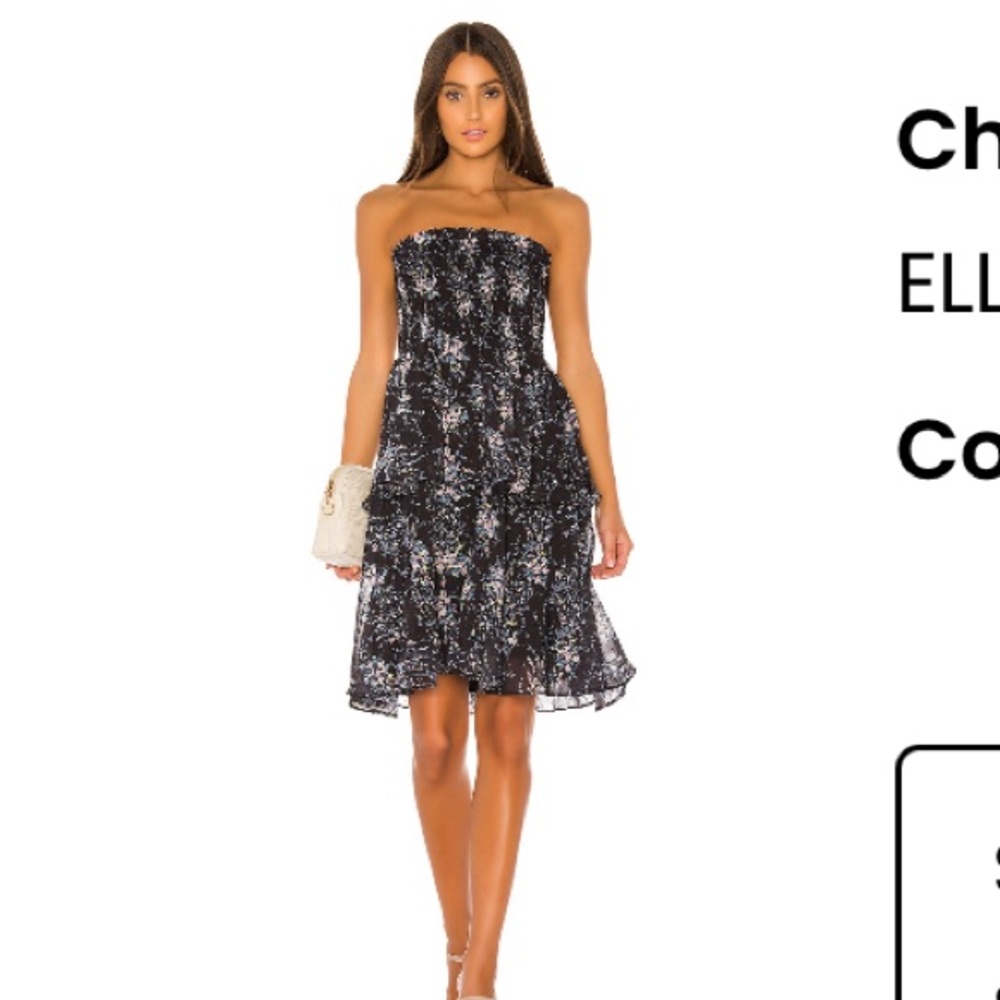 Elliat floral midi dress